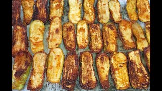 Zucchini Fry  Courgette or Baby Marrow fried  CookLikeCecilia [upl. by Cari]