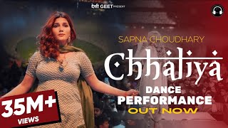 Chhaliya  Sapna Choudhary Dance Performance  New Haryanvi Songs Haryanavi 2024 [upl. by Ivanna200]