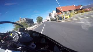 WizNorton Racing 2016 Superbike Classic TT Race Onboard [upl. by Treborsemaj249]