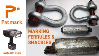 Patmark Plus Demo Marking Ferrules amp Shackles [upl. by Amsden]