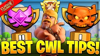 Best Clan War League Tips amp Tricks How to Get Promoted Every CWL Season in Clash of Clans [upl. by Attevroc]