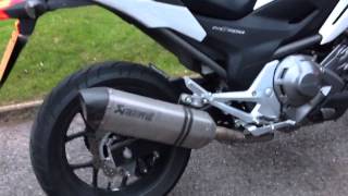 Honda NC700X with Akrapovic [upl. by Enitselec134]