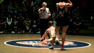 Utah Wrestling Region 7 Finals 2012  120 Pounds  Brandon Winward v Josh Canfield [upl. by Wendin]