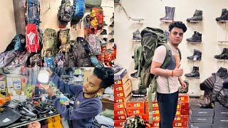 Cheapest camping ⛺️ Gear market in delhi tent sleeping bag trekking [upl. by Mcgill]