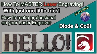 👍Master Laser Engraving with just ONE Little Trick Get PROFESSIONAL Results from ANY LASER [upl. by Tedda]