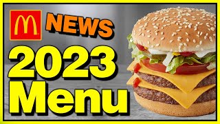 McDonalds Menu 2023 LEAKED [upl. by Chiquia]