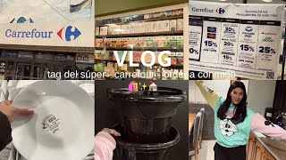 VLOG  vamos a carrefour tag del súper  limpieza y orden del hogar 🏠 [upl. by Sedrul]