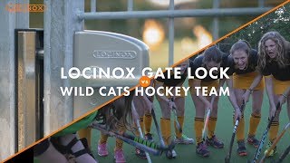 Challenge accepted Hockey club Westhoek Wildcats vs our LAKQ U2 Gate Lock [upl. by Taddeusz]