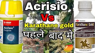 BASF Acrisio Fungicidekarathane gold fungicide powdery mildew का पक्का इलाज काली और सफेद फफूंदी आम [upl. by Ventura]