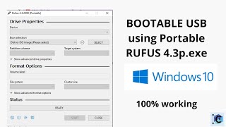 How make Your USB bootable using RUFUS 100 working [upl. by Wiburg]