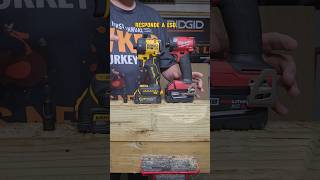 Dewalts easily Beats Milwaukee dewalt tooltestraw milwaukee dewaltvsmilwaukee howto diy wow [upl. by Dirfliw]