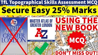 TfL Topographical Assessment  MSQ worth 25 marks  new A to Z Master Atlas of Greater London PCO [upl. by Atinrahc851]