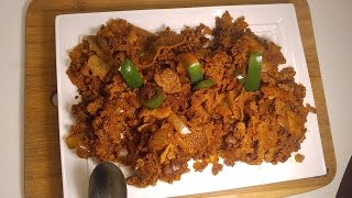 ETHIOPIAN Dried Teff Ferfer with Recipe FOOD የጤፍ ድርቆሽ እንጀራ ፍርፍር [upl. by Sasnak143]