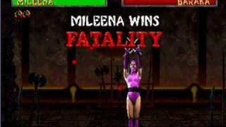 Mileena finishers in MK2 [upl. by Naek341]