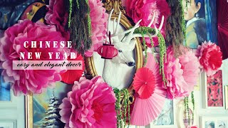 5 EASY Chinese New Year Decor DIY  Affordable and Elegant [upl. by Barnett967]