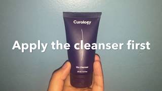 HOW TO APPLY CUROLOGY Dont rinse off the product sleep with the product on [upl. by Nnylsor714]