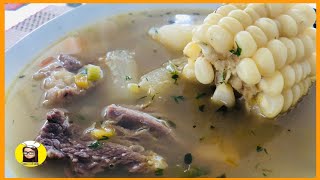 SANCOCHO DE RES Ecuatoriano fácil [upl. by Ynaffik]