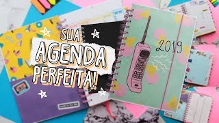 COMO DECORAR SUA AGENDA E TRANSFORMAR EM UM PLANNER [upl. by Adrianne]