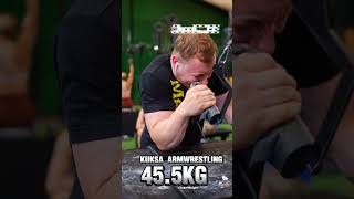 Finger exercises L455KG R455KG kuksa armwrestling elonmusk [upl. by Esmeralda]