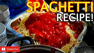 How To Cook Spaghetti  Pinoy Recipe [upl. by Ocnarf382]