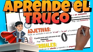 📚 Cómo DIFERENCIAR ORACIONES SUBORDINADAS Sustantivas adjetivas y adverbiales [upl. by Ernst]