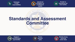 20241108 Standards and Assessment Committee Live [upl. by Martelli]