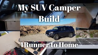 2017 4Runner Camper Build for Extended Nomadic Life [upl. by Ebner]