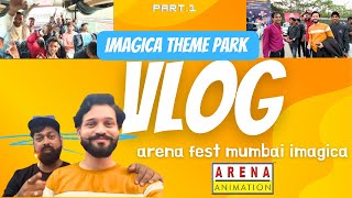 PART1  Imagica theme park all rides 🤩 ARENA Nashik TRIP  🤩full enjoy in Imagica Themepark [upl. by Harobed]