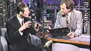 Crispin Glover on Letterman  3rd Appearance 1990  Good quality [upl. by Endres]