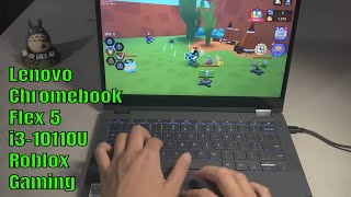 Lenovo Roblox Chromebook Flex 5 13quot i310110U Gaming Model 82b80006ux [upl. by Labotsirc656]