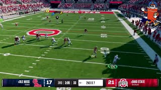 Jaxson Dart has a CANNON arm  Ole Miss Dynasty Mode College Football 25 [upl. by Ennairb]