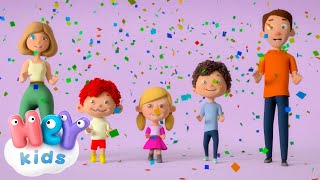 Dansons le Looby Loo  🕺 Danse pour enfants  HeyKids Comptines pour bébé  Animaj Kids [upl. by Rip]