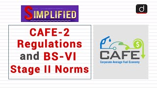 CAFE2 Regulations and BSVI Stage II Norms  Simplified [upl. by Ellerey]