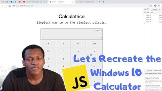 Js Jour 12 Creer la calculatrice de Windows 10 [upl. by Kelda]