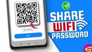 How to Share WiFi Password With QR Code on Xiaomi Phones  Connect to WiFi With QR Code on Redmi [upl. by Kellsie]