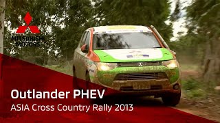 Mitsubishi Outlander PHEV  ASIA Cross Country Rally 2013 [upl. by Alene]