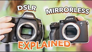 Mirrorless VS DSLR Cameras  Whats the difference [upl. by Angell]