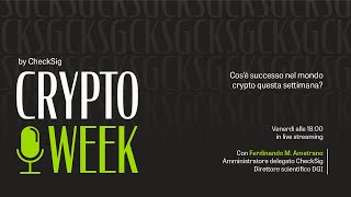 CryptoWeek 190 8 novembre 2024 [upl. by Eedna]