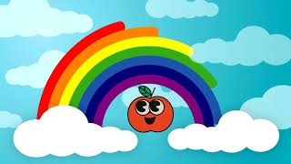 Colourful Rainbow Song  A Fun Rainbow Color Song for Kids  Colors of the Rainbow [upl. by Ecirtam]