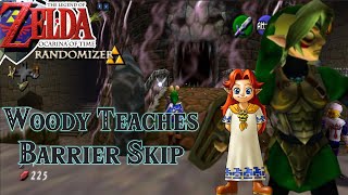 Woody Teaches Me Barrier Skip Zelda Ocarina of Time Randomizer 20 [upl. by Kerr]