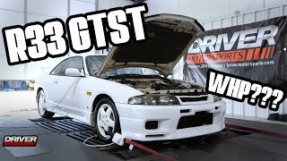 REAL WHP  NISSAN SKYLINE R33 GTST GTST RB25DET  DYNO TESTED [upl. by Enorej]