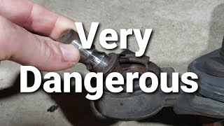 Why Its Unsafe To Drive With Bad Ball Joints [upl. by Lamej]