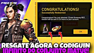 COMO RESGATAR CODIGO NO FREEFIRE 2025 COMO RESGATAR CODIGUIN NO FREEFIRE COMO COLOCAR CODIGO NO FF [upl. by Cronin]