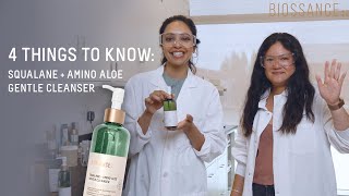 Meet the New Squalane  Amino Aloe Gentle Cleanser  4 Things to Know  Biossance [upl. by Berkman]