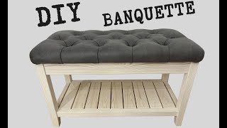 БАНКЕТКА своими руками  DIY banquette [upl. by Bronez]