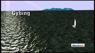 Learn to sail  the maneuvers of a sailboat Tacking gybing etc [upl. by Samalla]