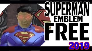 DCUO How to get a FREE Superman emblem [upl. by Burnie]