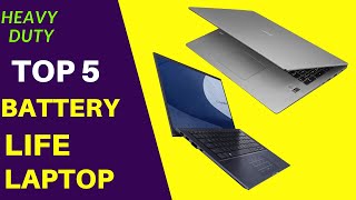 TOP 5 Best Battery Life Laptop 2022 [upl. by Nylecoj985]