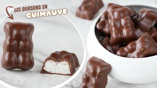 LES OURSONS GUIMAUVE et CHOCOLAT 🐻 façon CYRIL LIGNAC  Recette Facile [upl. by Aerdnuahs]