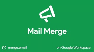 Mail Merge for Gmail [upl. by Havens315]